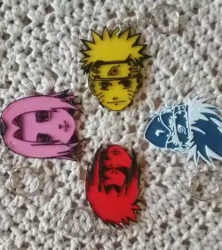 Naruto keychain (Team kakashi).