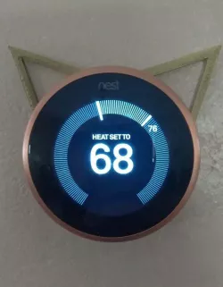 Nest Thermostat Cat Ears