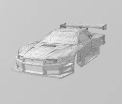 Nissan Skyline R34 GTR-LM 1:24 & 1:25 Scale