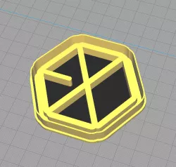 No EXO Logo - K-pop - Cookie Cutter + Stamp