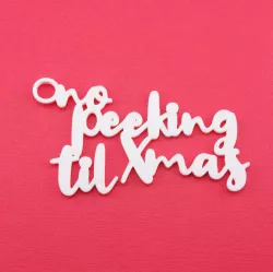No Peeking Til Xmas - Christmas Gift Tag