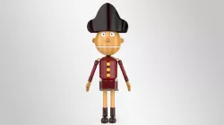 Nutcracker movie character Lowpoly 3d model(Printable)