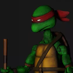 Original TMNT Donatello Action Figure printable