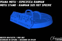 PEDESTAL MOTU - RANMAN SPECIFIC - MASTERS OF THE UNIVERSE