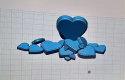 Photo Holder Mountain of Hearts