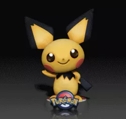 Pichu - POKÉMON FIGURINE - 3D PRINT MODEL