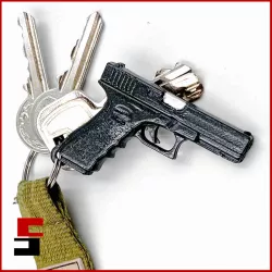 PISTOL Glock 17 keychain.
