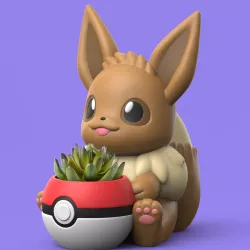 POKEMON - EEVEE PLANTER (EASY PRINT NO SUPPORT)