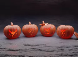 POKEMON TRAINER TEAM PUMPKINS