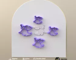 Polymer Clay Cutter Zero Skeleton The Pumpkin King / Digital STL File / 5 Sizes /Digital .STL File * File For Use In A 3D Printer/EULITEC.COM/CC/COPYRIGHTED LICENSE