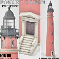 PONCE DE LEON INLET LIGHTHOUSE - N (1/160) SCALE MODEL LANDMARK