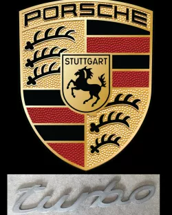 PORSCHE ADDICTION : The badges of the models of the brand