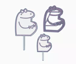 pregnant florkofcows topper/cookie cutter