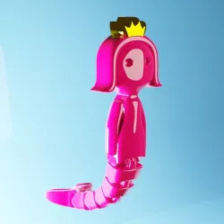 Princess Mermaid (print in place)