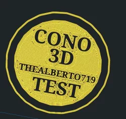 Printer test - 3D printing cone