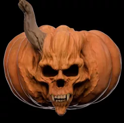 Pumpkin Skull