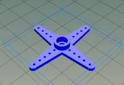 Quadruple servo arm
