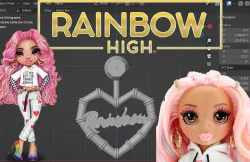 Rainbow High Kia Hart Earrings