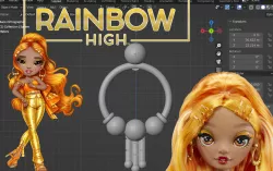 Rainbow High Meena Fleur Earrings