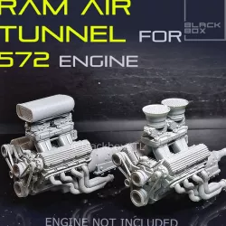 RAM AIR TUNNEL set for 572 ENGINE 1-24th