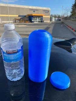 Reusable water bottle sleeve