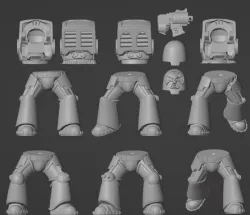Rubicon Heavy Infantry Conversion Kit (no icons)