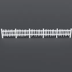 RUSTIC PICKET FENCE FOR DIORAMA SCALE 1/87