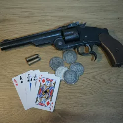 S&W No3  Russian Contract  - Functional model for toy cap ammo