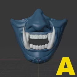 Samurai type mask