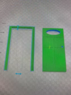 scale garage 1/10 man door