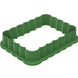 Scalloped Rectangle Cookie Cutter