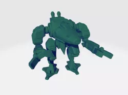 Scifi retro medium mech