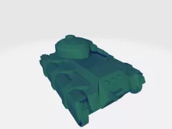 SciFi retro tank, medium
