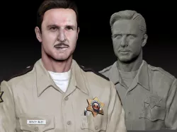 Scream 1 Dewey Riley David Arquette bust