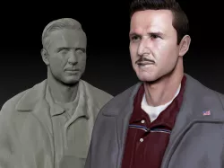 Scream 3 Dewey Riley David Arquette bust