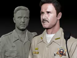 Scream 4 Dewey Riley David Arquette bust