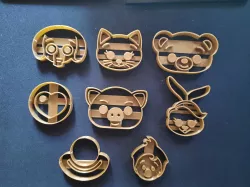 Set X9 Clown Plin Plin Cutter + friends