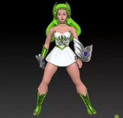 Sexy girl Motu stile action figure