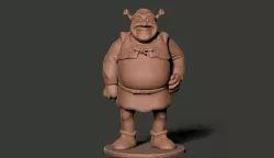 SHREK std mat 3D model 3D print model