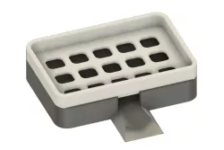 Simple Soap Dish w/ easy cleaning access