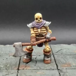 Skeleton Warrior, Axe; Miniature
