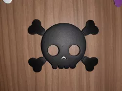 skull and cross skull emblem