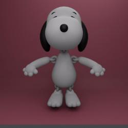 Snoopy Rigged Model articulated snoopy 3D Models | Page 1 | STLFinder