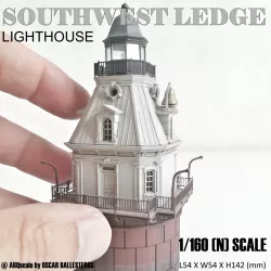SOUTHWEST LEDGE LIGHT - N (1/160) SCALE MODEL LANDMARK