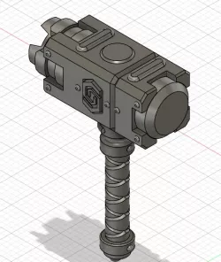 Space dwarf energy hammer
