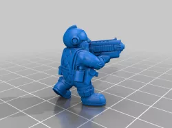 Space Dwarfs with Ion Guns