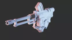 Space Knight Shoulder Mounted Machine Cannon