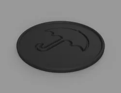 Squid Game Coaster 049D (Umbrella) | Ø98 x 5mm