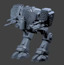 Starcraft 2 Goliath Miniature