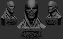 Stranger Things Vecna Bust Sculpture